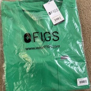 Figs Scrub Set in Emerald Green